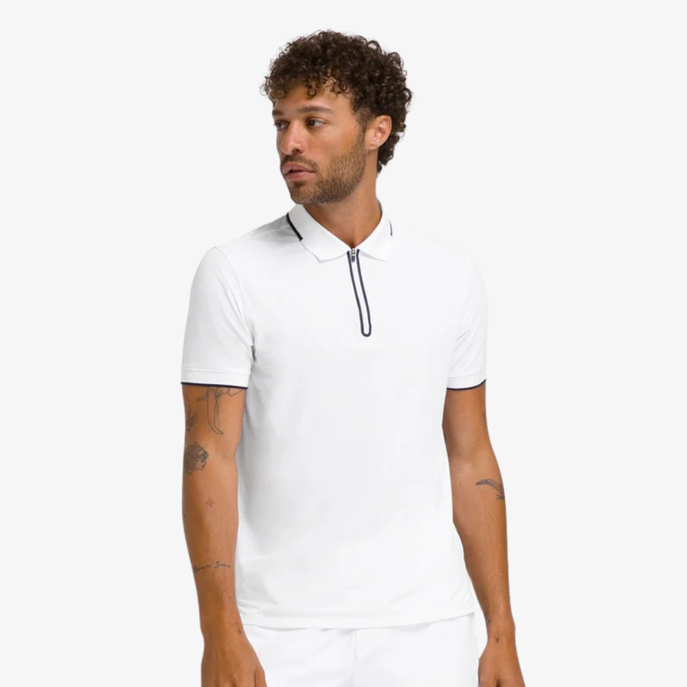 Wilson Advantage Zip Polo - White